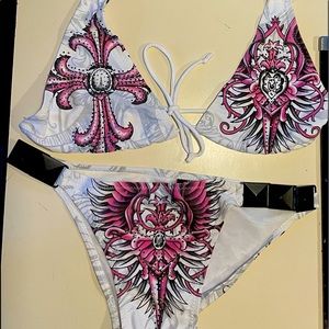 Affliction Sinful collection 2 piece bikini Never Worn